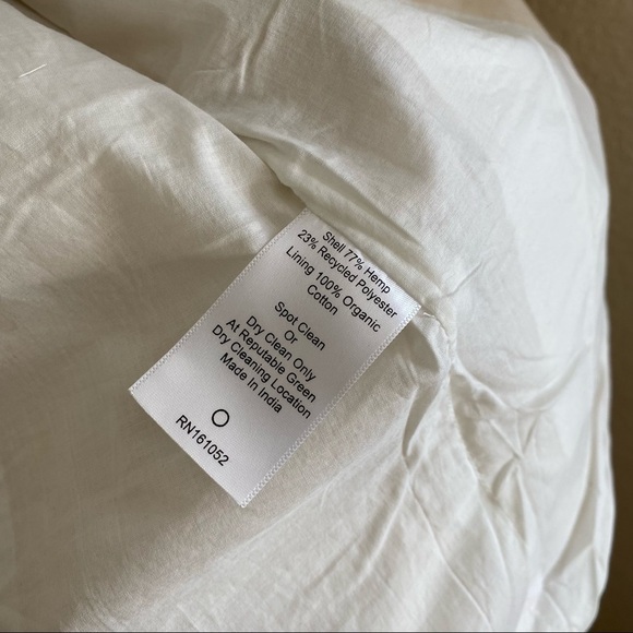 Rachael Wang Oversized oatmeal blazer neutral NWOT size Large - Picture 9 of 12